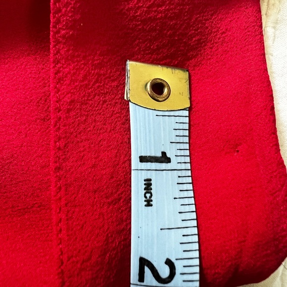 Incredible BCBG Red Silk Dress - Picture 4 of 6